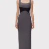 Women Hervé Léger Dresses | Gowns-COLORBLOCKED BANDAGE GOWN