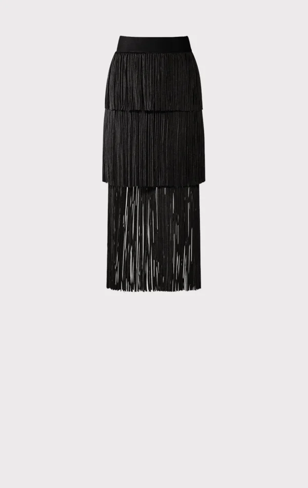 Women Hervé Léger Separates | Bottoms-FRINGE SKIRT