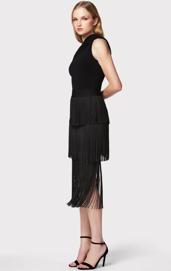Women Hervé Léger Separates | Bottoms-FRINGE SKIRT