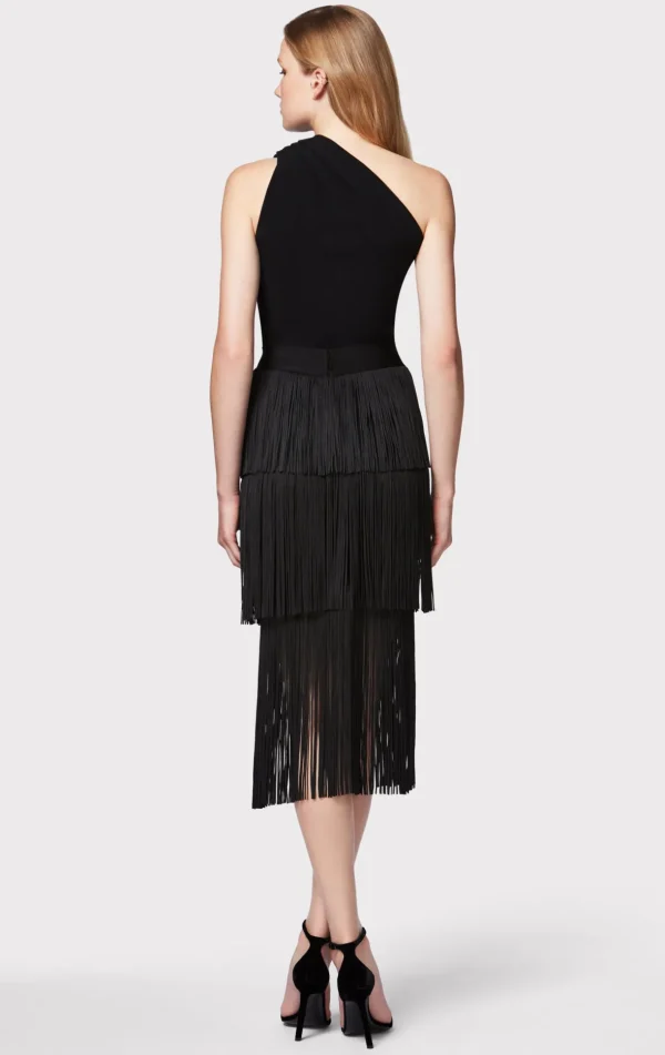 Women Hervé Léger Separates | Bottoms-FRINGE SKIRT