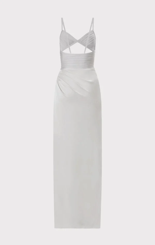 Women Hervé Léger Dresses | Gowns-HERVÉ LÉGER X LAW ROACH Draped Cutout Gown