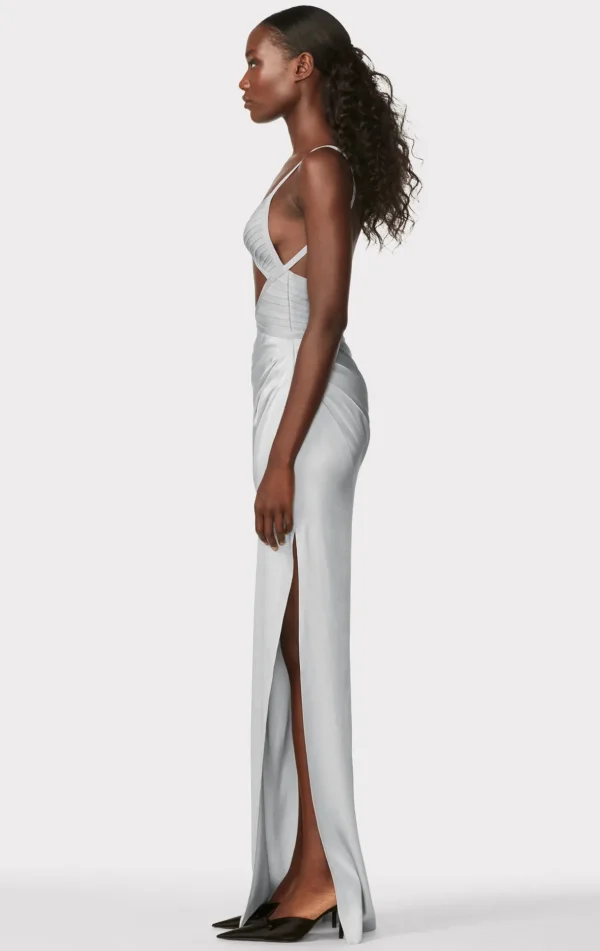 Women Hervé Léger Dresses | Gowns-HERVÉ LÉGER X LAW ROACH Draped Cutout Gown