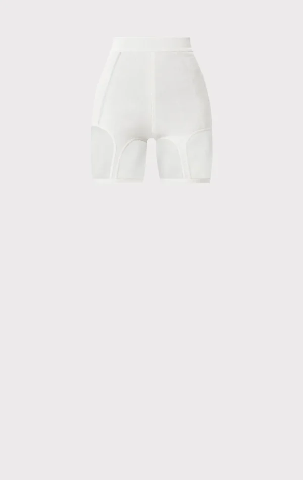 Women Hervé Léger Separates-HERVÉ LÉGER X LAW ROACH SEAMED BIKE SHORTS