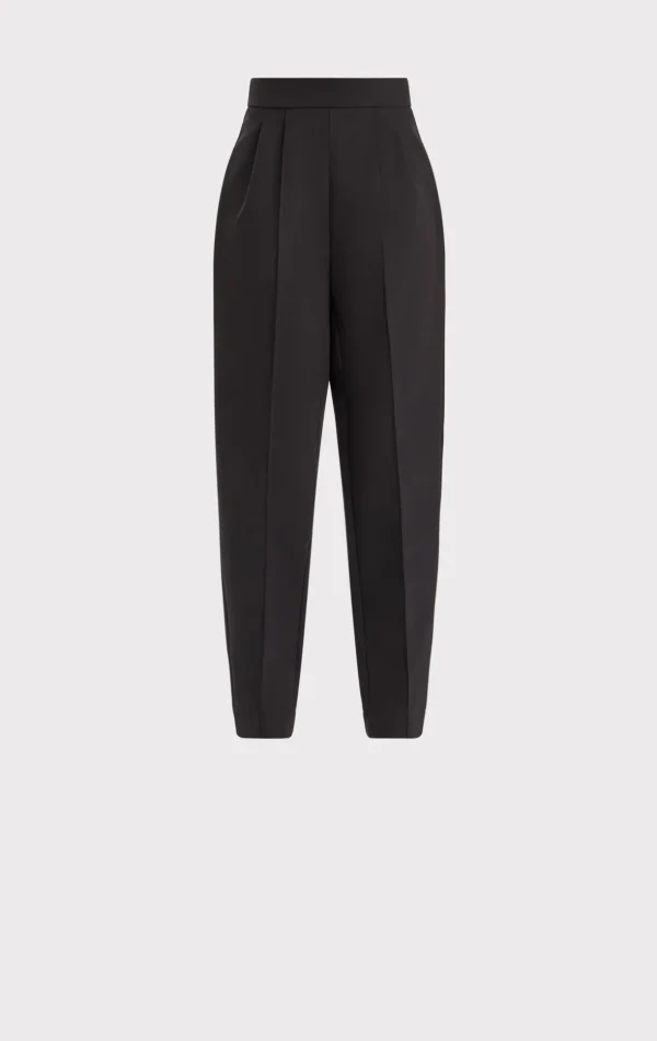 Women Hervé Léger Separates | Bottoms-HIGH WAIST PLEATED TAPERED PANTS