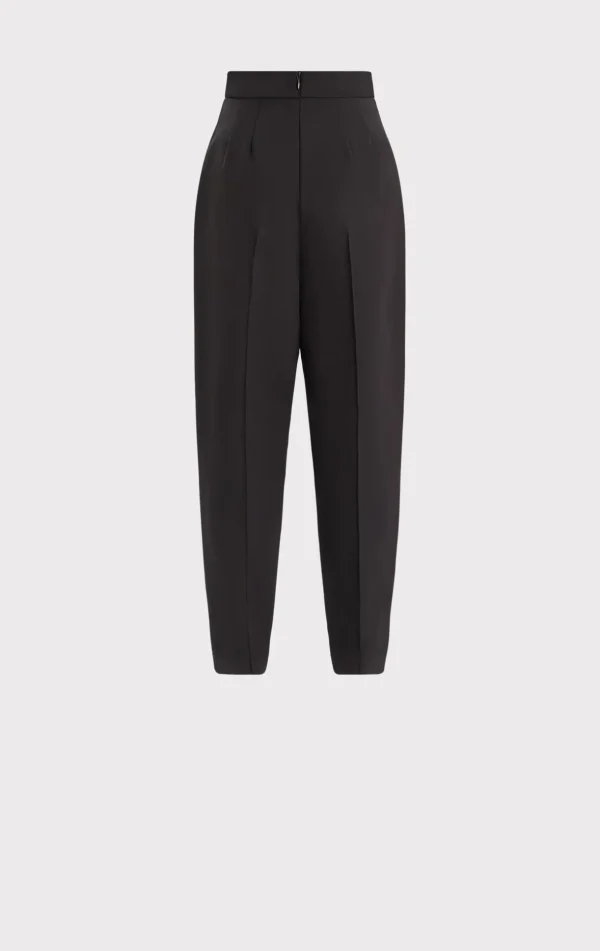 Women Hervé Léger Separates | Bottoms-HIGH WAIST PLEATED TAPERED PANTS