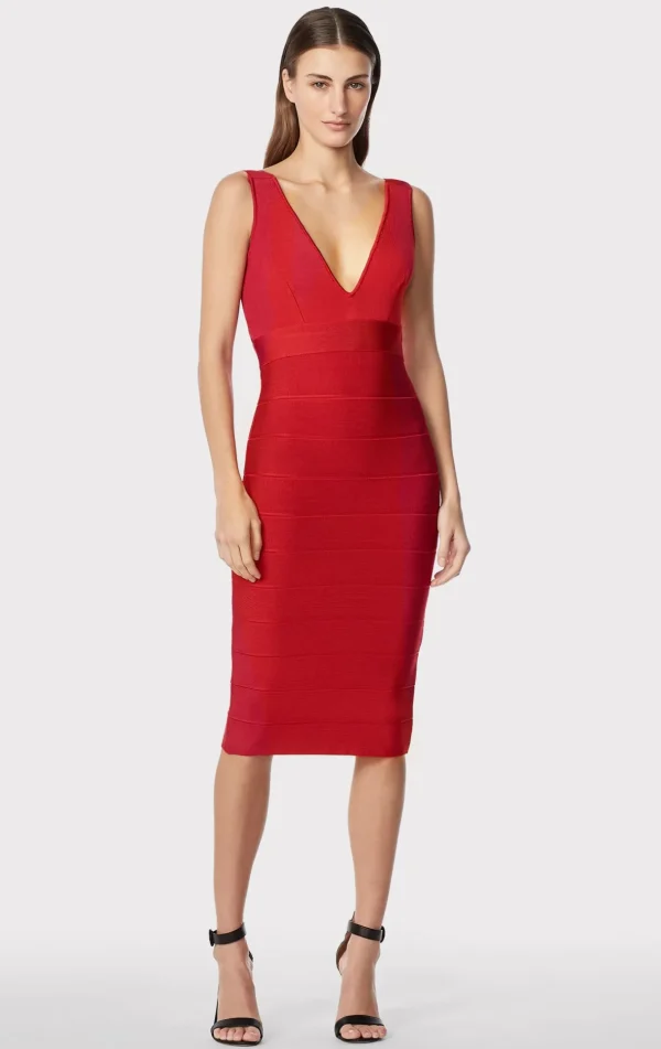 Women Hervé Léger Dresses-ICON COCKTAIL DRESS
