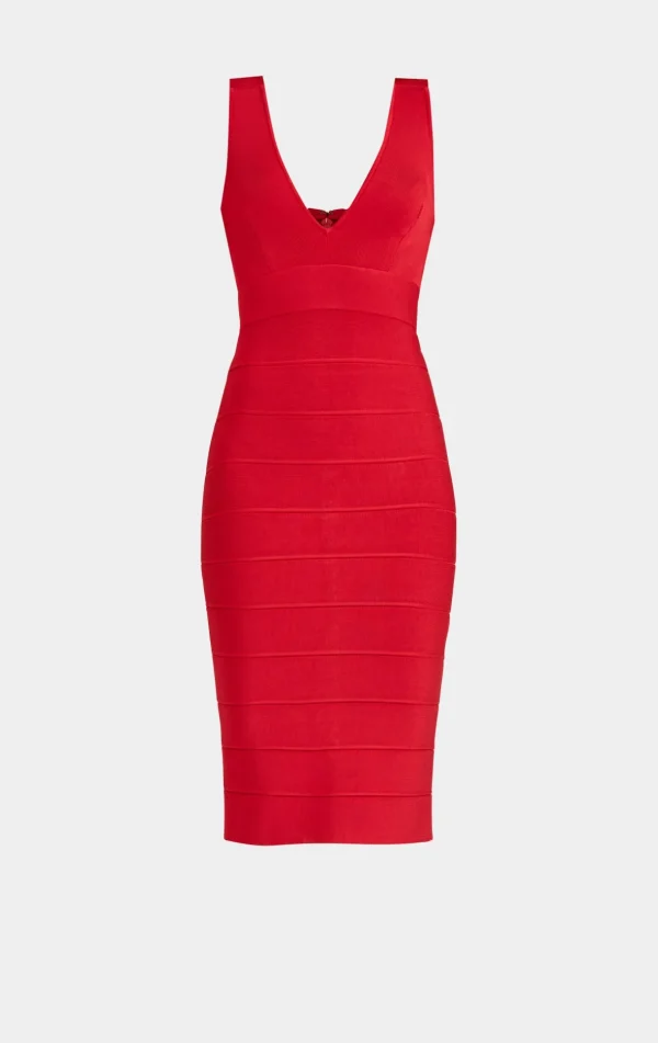 Women Hervé Léger Dresses-ICON COCKTAIL DRESS