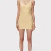 Women Hervé Léger Dresses-ICON METALLIC BANDAGE BUSTIER MINI DRESS