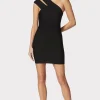 Women Hervé Léger Dresses-ICON ONE SHOULDER MINI DRESS