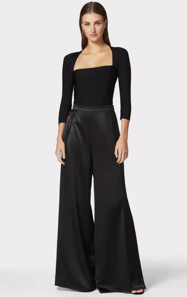 Women Hervé Léger Separates | Tops-ICON SQUARE NECK TOP