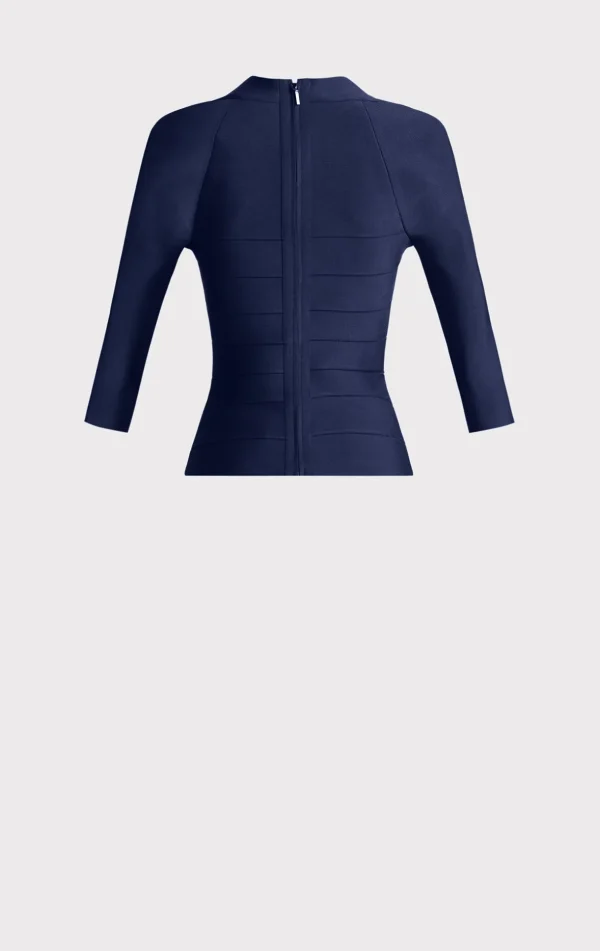 Women Hervé Léger Separates | Tops-ICON SQUARE NECK TOP