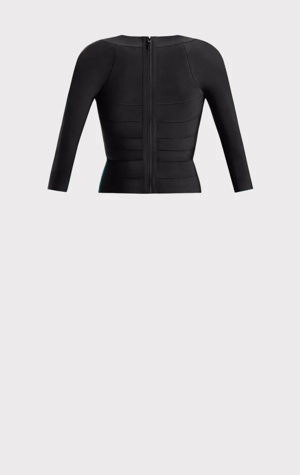 Women Hervé Léger Separates | Tops-ICON SQUARE NECK TOP