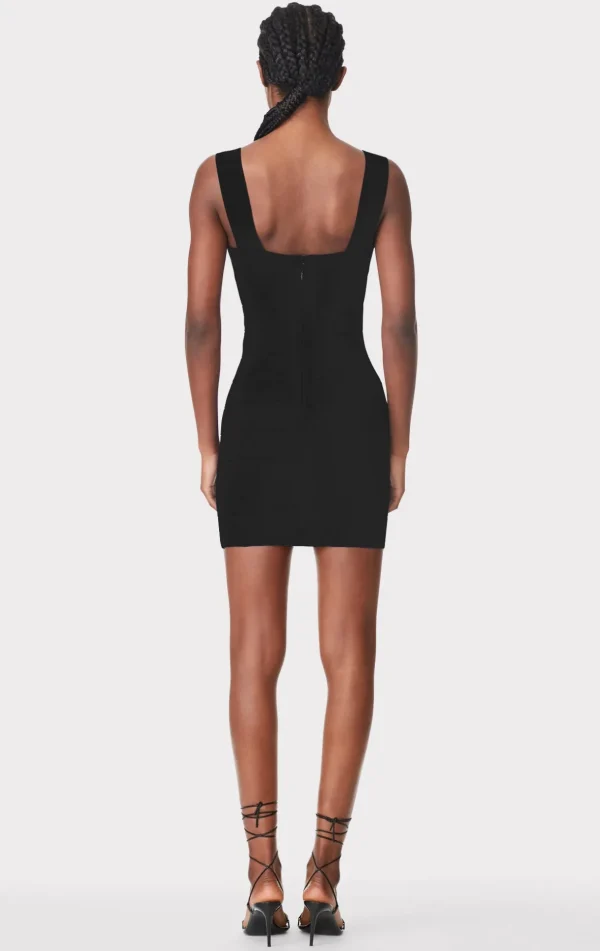 Women Hervé Léger Dresses-ICON STRAPPY SWEETHEART MINI DRESS