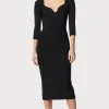 Women Hervé Léger Dresses-ICON SWEETHEART MIDI DRESS