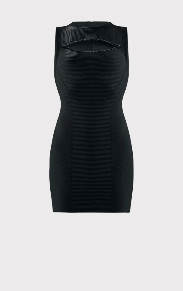 Women Hervé Léger Dresses-OTTOMAN MINI DRESS