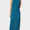 Women Hervé Léger Dresses | Gowns-OTTOMAN SHADOW STRIPE FRINGE GOWN