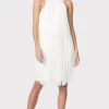 Women Hervé Léger Dresses-RACER FRINGE MINI DRESS