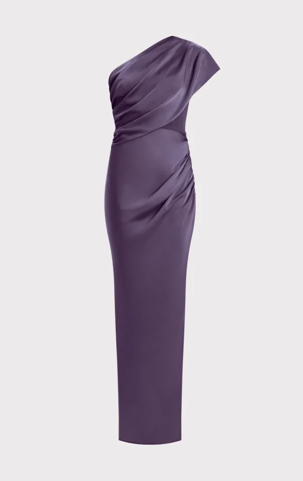 Women Hervé Léger Dresses | Gowns-RUCHED WOVEN COMBO GOWN