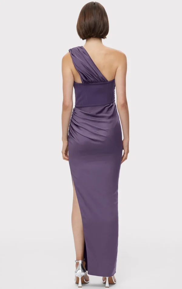 Women Hervé Léger Dresses | Gowns-RUCHED WOVEN COMBO GOWN