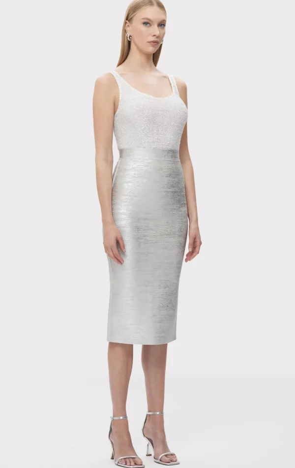 Women Hervé Léger Separates | Bottoms-THE ELENA SKIRT