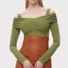 Women Hervé Léger Tops | Separates-THE ELLEN TOP