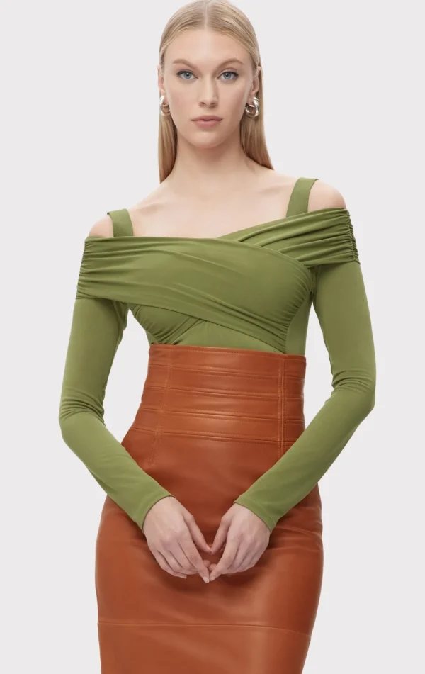 Women Hervé Léger Tops | Separates-THE ELLEN TOP