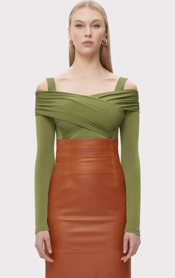 Women Hervé Léger Tops | Separates-THE ELLEN TOP