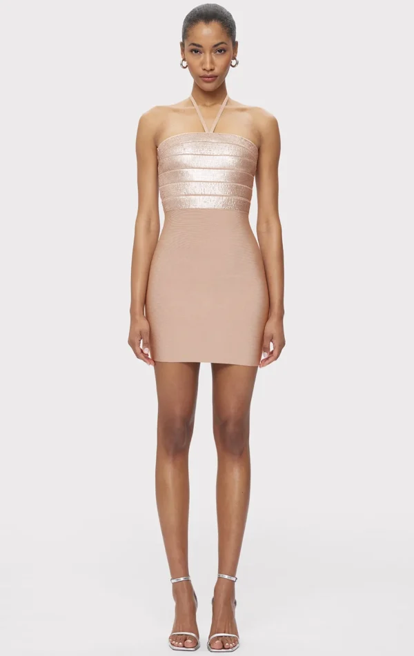 Women Hervé Léger Dresses-THE EMILI DRESS