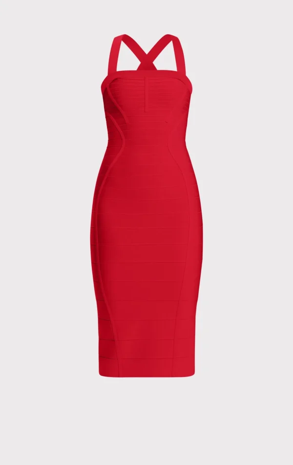 Women Hervé Léger Dresses-THE HARPER DRESS