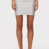 Women Hervé Léger Separates | Bottoms-THE METALLIC BRIANNE SKIRT