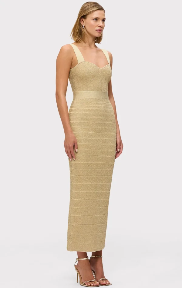 Women Hervé Léger Dresses | Gowns-THE METALLIC EVA GOWN