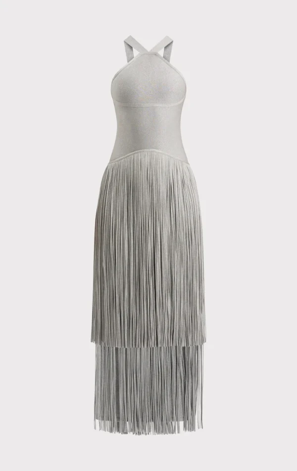 Women Hervé Léger Dresses | Gowns-THE METALLIC KENNEDY GOWN