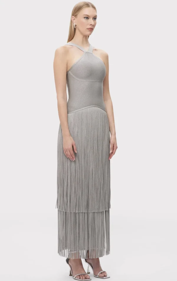 Women Hervé Léger Dresses | Gowns-THE METALLIC KENNEDY GOWN