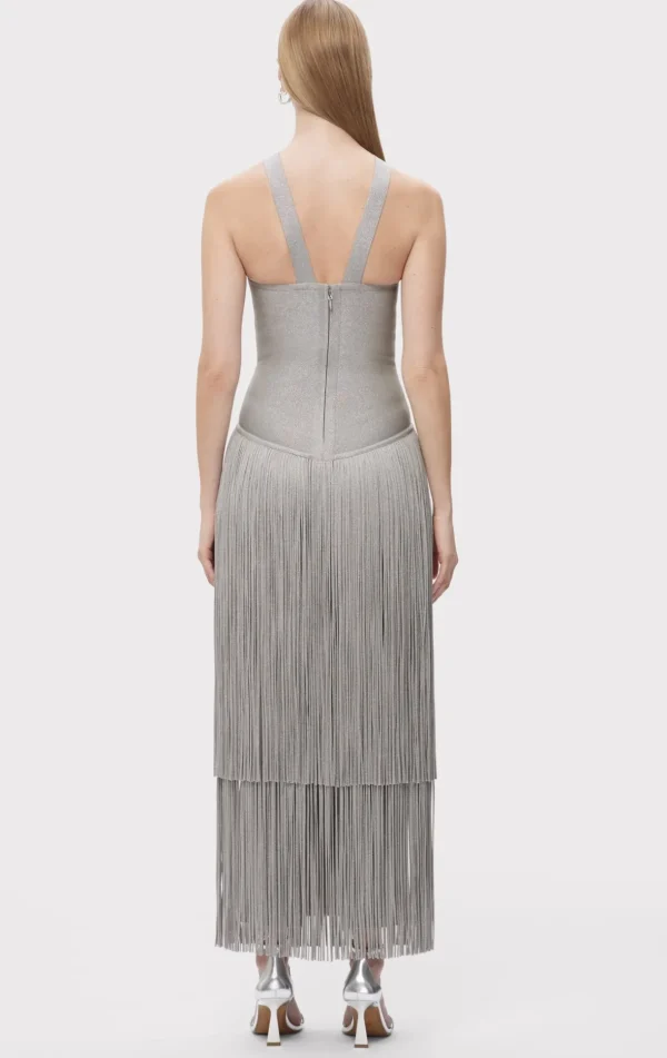 Women Hervé Léger Dresses | Gowns-THE METALLIC KENNEDY GOWN