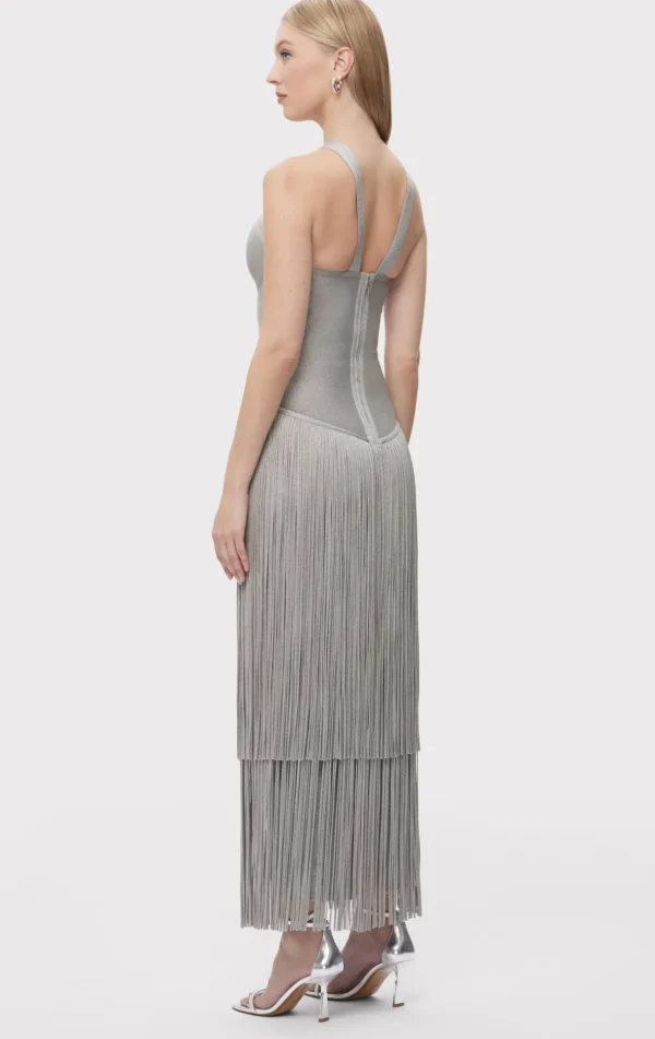 Women Hervé Léger Dresses | Gowns-THE METALLIC KENNEDY GOWN