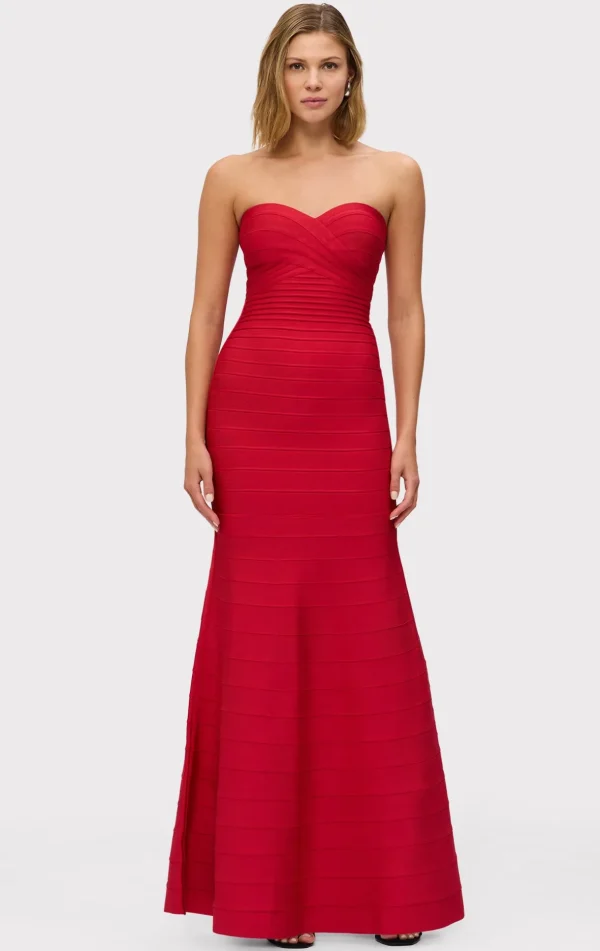 Women Hervé Léger Dresses | Gowns-THE SARA GOWN