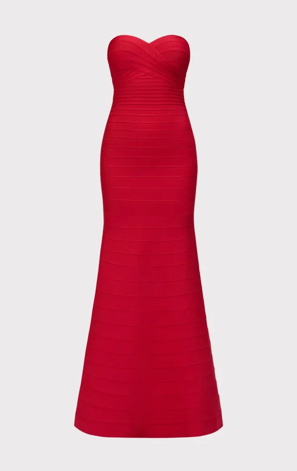 Women Hervé Léger Dresses | Gowns-THE SARA GOWN