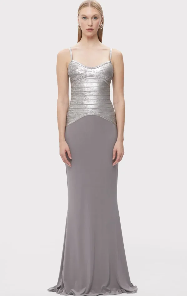 Women Hervé Léger Dresses | Gowns-THE VIOLET GOWN