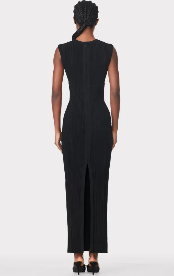Women Hervé Léger Dresses | Gowns-VARIEGATED RIB CAP GOWN